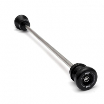 view R&G FSS0002BK Front Spindle Sliders, Black for Triumph Street Triple 765 / Daytona 765