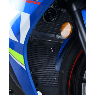 view R&G RAD0223TI Radiator and Downpipe Guard, Titanium for Suzuki GSX250R (2017-)