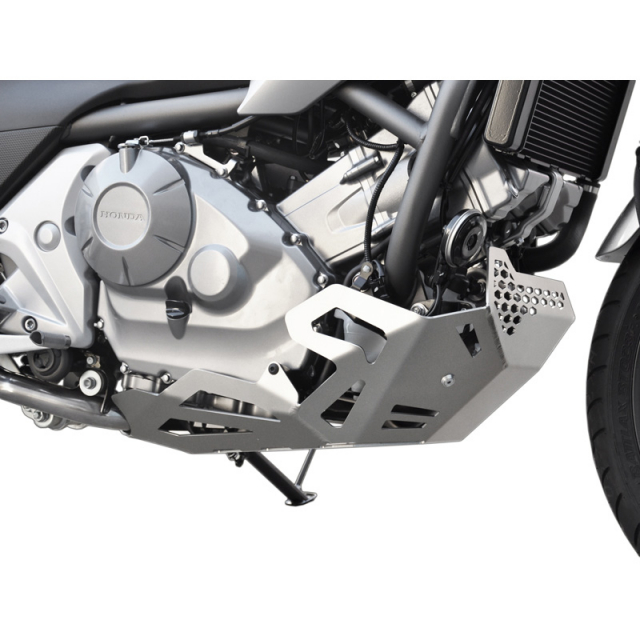 Zieger 10001971 Skid Plate, Silver for Honda NC700 S/X '12-'14