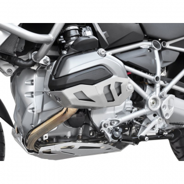 Zieger 10001995 Cylinder Head Protection, Silver for BMW R1200GS '13-'16 / R '15-'18