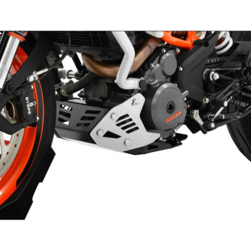 view Zieger 10004565 Skid Plate, Black/Silver for KTM 390 Duke (2017-2019)