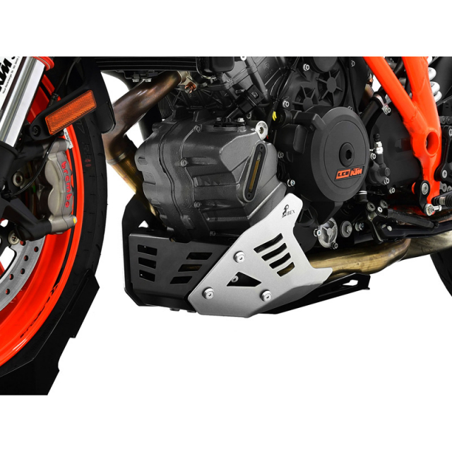 Zieger 10004572 Skid Plate, Black/Silver for KTM 1290 Superduke R
