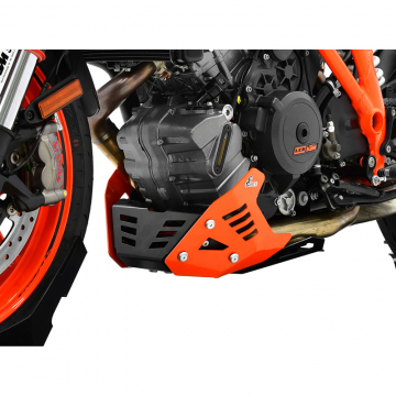 view Zieger 10004573 Skid Plate, Black/Orange for KTM 1290 Superduke R / GT (2014-2019)