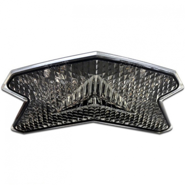 Custom LED Blaster-X LED Tail Light, Clear for Kawasaki Z125 Pro