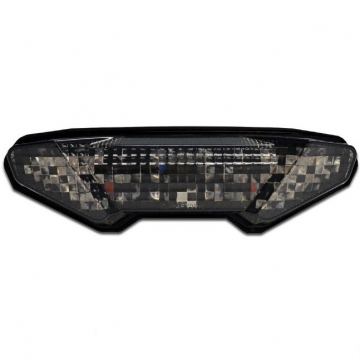 view Custom LED Blaster-X LED Tail Light, Smoked for Yamaha FZ-09 '14-'16