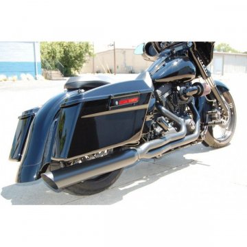D&D 566Z-31 Boss Boarzilla 2:1 Full Exhaust, Black for Harley Touring '09-'16