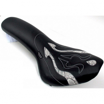view Granucci 910FAPI Fantasy Python Long Seat for Harley-Davidon Softail (1999-2006)
