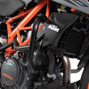 view Hepco & Becker 501.7631 00 01 Crashbars, Black for KTM Duke 390 (2021-)