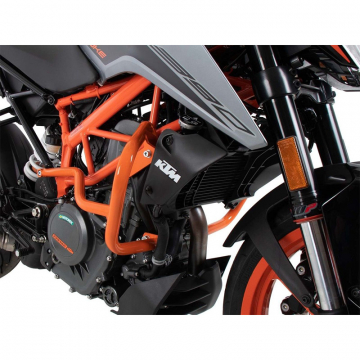view Hepco & Becker 501.7631 00 06 Crashbars, Orange for KTM Duke 390 (2021-)