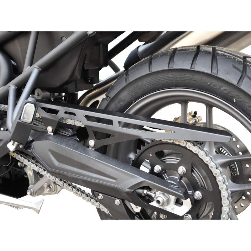 Zieger 10000929 Chain Guard, Black for Triumph Tiger 800 / XC