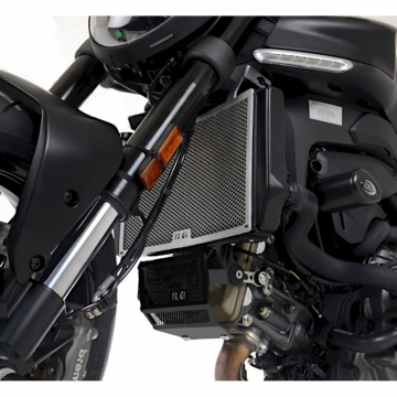 R&G RAD0276BK Radiator Guard, Black for Ducati Monster 950 (+) (2021-)