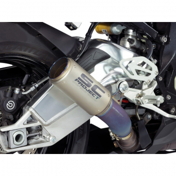 SC-Project B20-T36C CR-T with Titanium Link Pipe, Exhaust for BMW S1000RR (2015-2016)