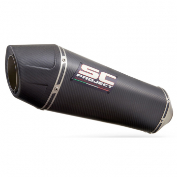 view SC-Project B35-122C X-plorer Slip-on Exhaust, Carbon Fiber for BMW R1250R/RS '19-