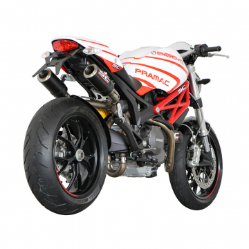 SC-Project D04-38C CR-T Exhaust for Ducati Monster 696 / 796 / 1100 and 1100 S