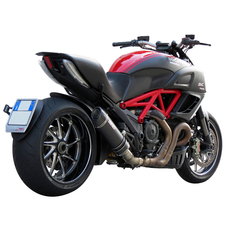 SC-Project D08-01C Oval Exhaust for Ducati Diavel (2010-current)