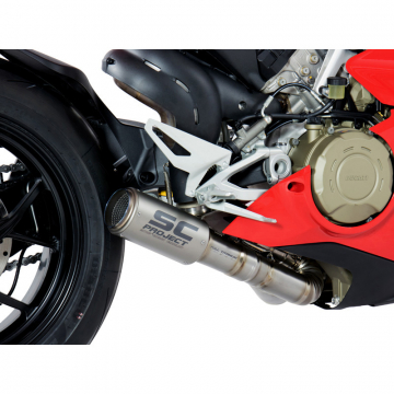 view SC-Project D26-LT36T CR-T Slip-on Exhaust for Ducati Panigale V4 (2018-)