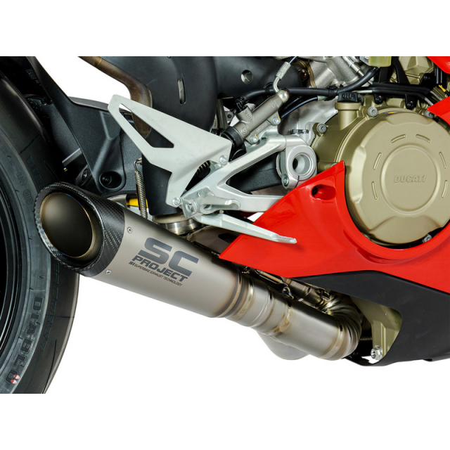 SC Project D26 LT41T S1 Slip on Exhaust Titanium for Ducati Panigale V4 S 18 Accessories International