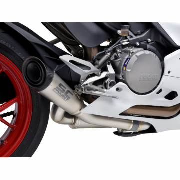 SC-Project D35-LT41T S1 Half Exhaust, Titanium for Ducati Panigale V2 (2020-)