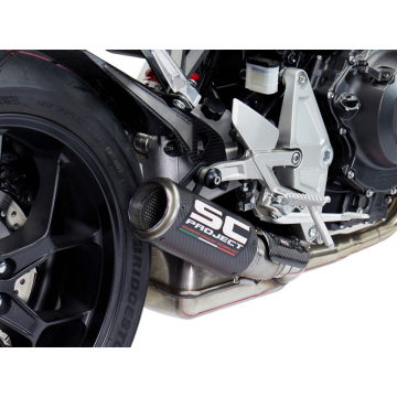 SC-Project H27-T38 CR-T Slip-on Exhaust for Honda CB1000R (2018-)