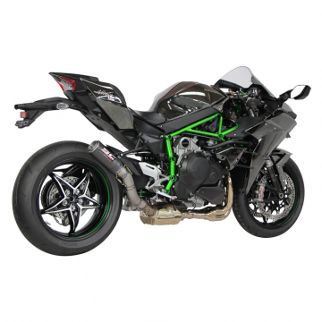 view SC-Project K21-38C CR-T Exhaust for Kawasaki Ninja H2 (2015-2020)
