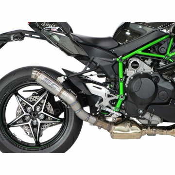 view SC-Project K21-70T GP70-R Exhaust for Kawasaki Ninja H2 (2015-2020)