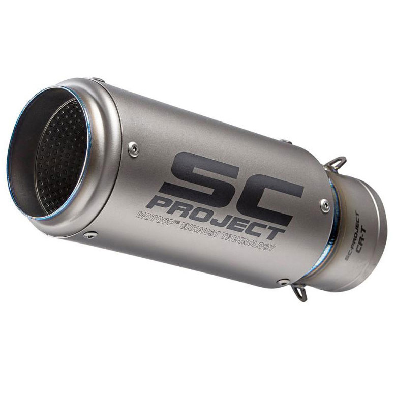 SC-Project K35-T36T CR-T Slip-on Exhaust, Titanium for