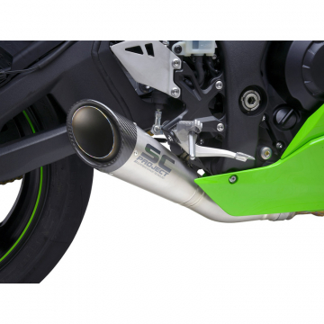 view SC-Project K38-DET41T S1 Slip-on Exhaust, Titanium for Kawasaki ZX-10R/RR '21-