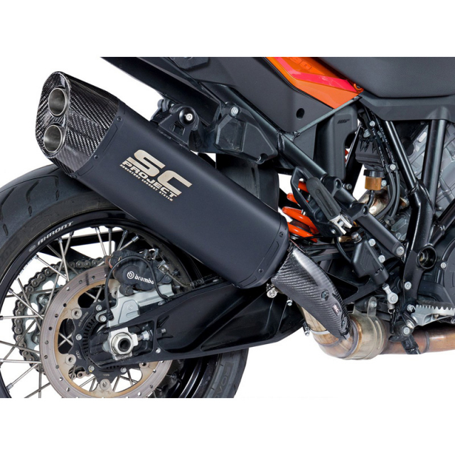 SC Project KTM08 86MB Adventure Slip on Exhaust Black for KTM 1190 1290 Adventure Accessories International