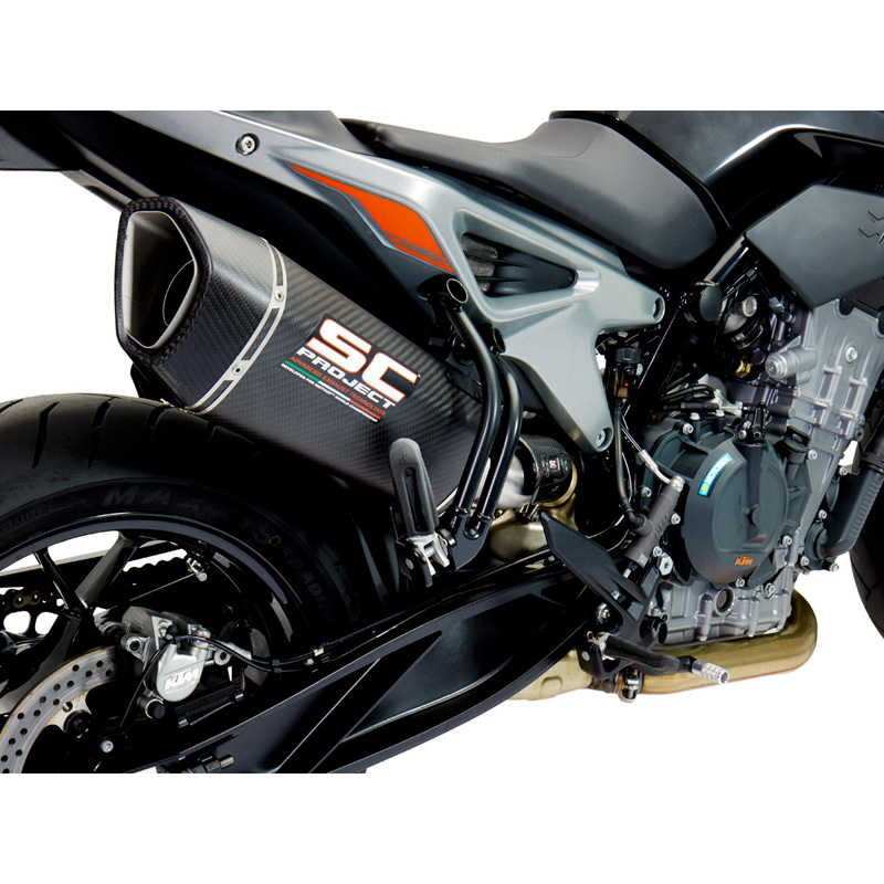 SC-Project KTM12-91C SC1-R Slip-on Exhaust for KTM 790 Duke '18