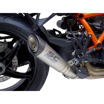 SC-Project KTM16-T41T S1 Slip-on Exhaust, Titanium for KTM 1290 Super Duke R '20-
