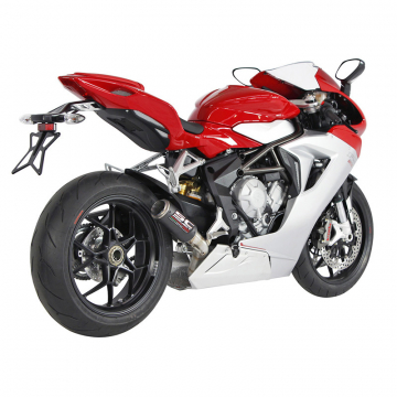 SC-Project M03-H38C CR-T High Mount Conic Exhaust MV Agusta F3 675 '11-'15 and F3 800 '13-'16