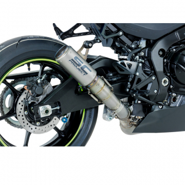 view SC-Project S16-T36TR CR-T Slip-on Exhaust, Titanium for Suzuki GSX-R1000/R '17-