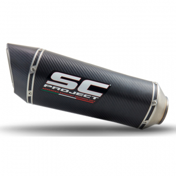 view SC-Project S16-T91C SC1-R Slip-on Exhaust, Carbon for Suzuki GSX-R1000/R '17-