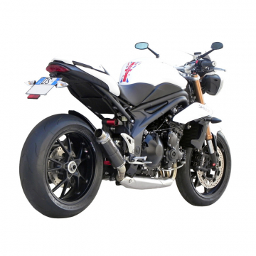 view SC-Project T05-L18C GP M2 Low Mount Exhaust for Triumph Speed Triple / R (2011-2015)