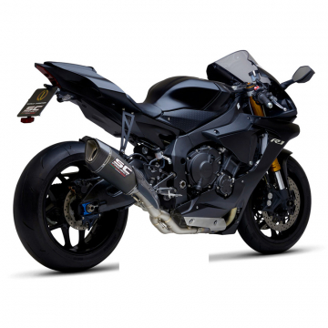 SC-Project Y11-DET90C SC1-R Half Exhaust, Carbon for Yamaha YZF-R1 M/S (2015-)