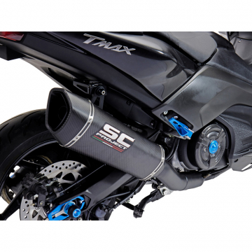 view SC-Project Y24-CMB93C SC1-R Full Exhaust, Carbon for Yamaha T-Max 530 (2017-2019)