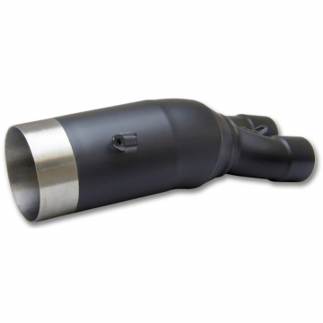 view SC-Project Y24-DE-MB Decat Link Pipe, Black for Yamaha T-Max 530 '17-'19