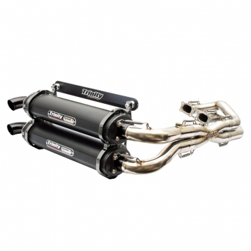 view Trinity TR-4119D-C2 Stage 5 Dual Full Exhaust, Cerakote Black Polaris RZR 1000 XP/XP4
