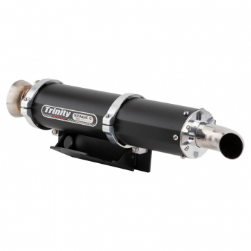 view Trinity TR-4167S-BK Stage 5 Dual Slip-on Exhaust, Black for Arctic Cat Wildcat XX (2018-)
