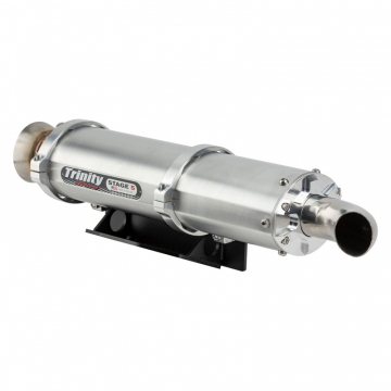 view Trinity TR-4167S Stage 5 Dual Slip-on Exhaust, Brushed for Arctic Cat Wildcat XX (2018-)