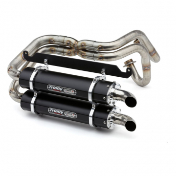 view Trinity TR-4170D-BK Stage 5 Dual Full System Exhaust, Black for Honda Talon (2019-2021)