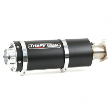 Trinity TR-4176S-BK Stage 5 Stinger Slip-on Exhaust, Black for Kawasaki Teryx KRX 1000 '20-