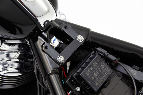 shown steel tab that mounts to stock locations on your Chief chassis