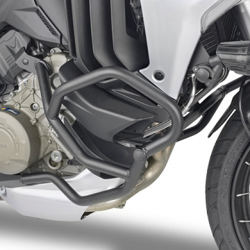 view Givi TN7413 Engine Guards, Black for Ducati Multistrada V4 (2021-)