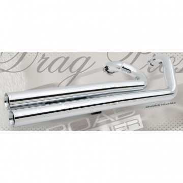 view Road Burner RB-031-8040-1500 3 inch Drag Pros Exhaust Kawasaki Vulcan 1500 D,E,F '96-'08