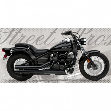 view Road Burner RB-035-4010 3 inch Drag Pros Exhaust for Yamaha V-Star 650 (1999-2011)