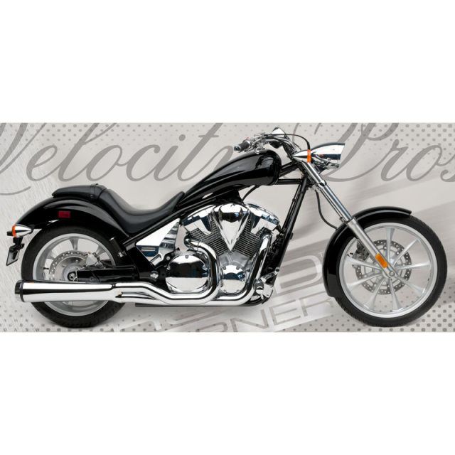 Honda fury custom exhaust hotsell