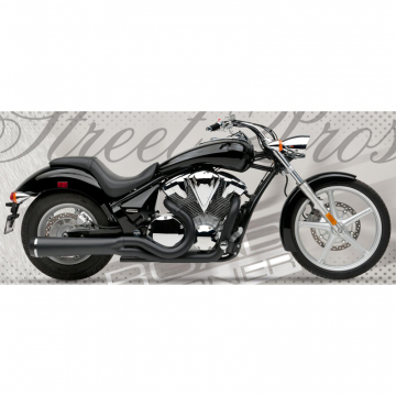 view Road Burner RB-055-2065-Sabre Velocity Pro Exhaust, Black for Honda Sabre VT1300CS '10-'11