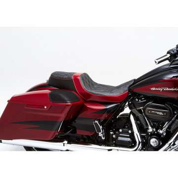 Corbin HD-FLH-9-W-GAME Widowmaker Seat w/ Heat for Harley Touring (2009-)