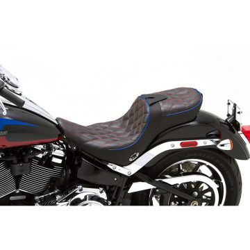 view Corbin HD-ST18-SG-DT Dual Touring Seat(no Heat) for Harley Softails (2018-)